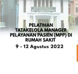 Gambar Konten Pelatihan Tatakelola Manager Pelayanan RS